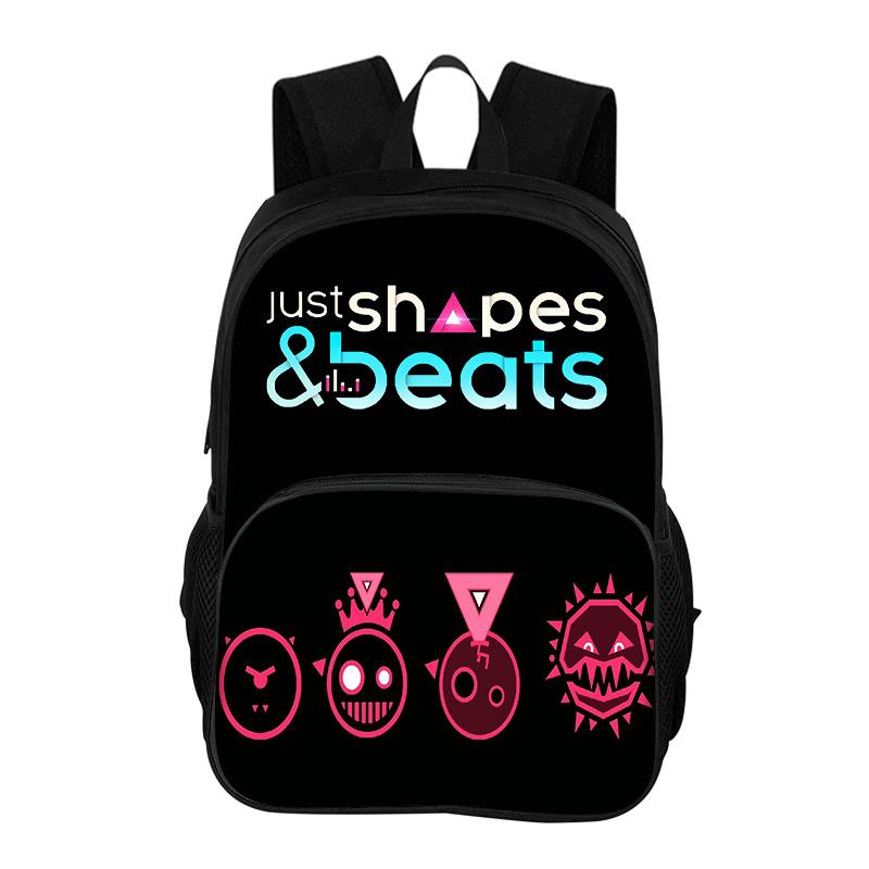 Kids Backpacks Just Shapes & Beats Student Anime School Bags Children Outdoor Sport Travel Rucksack Gift