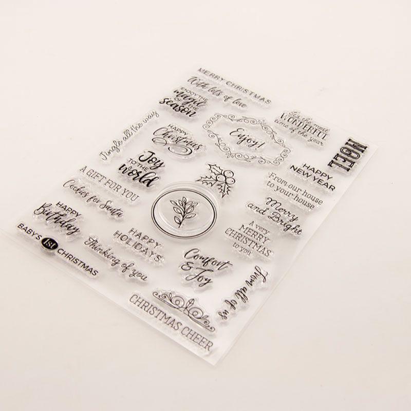 Buy Silicone Clear Seal Stamp DIY Scrapbooking Embossing Photo Album ...