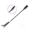 30-60CM Black PU Leather Spanking Paddle Long Whip Flirting Slave BDSM Flogger Sex Toys For Woman G Spot Sex