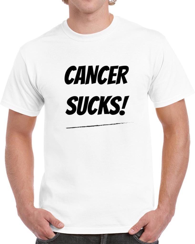 Cancer Sucks Novelty T-Shirt Hope And Motivation Awareness Fashion Unisex TShirt