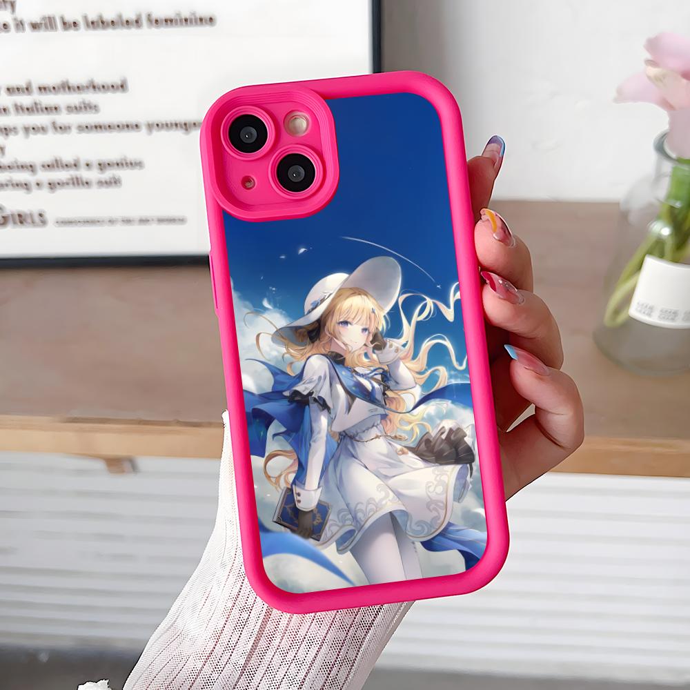 Wuthering Waves Phoebe Phone Case for iPhone 17 16 15 14 13 12 11 Air Pro Max Plus Thicken TPU Colorful Cover Luxury Cellphones