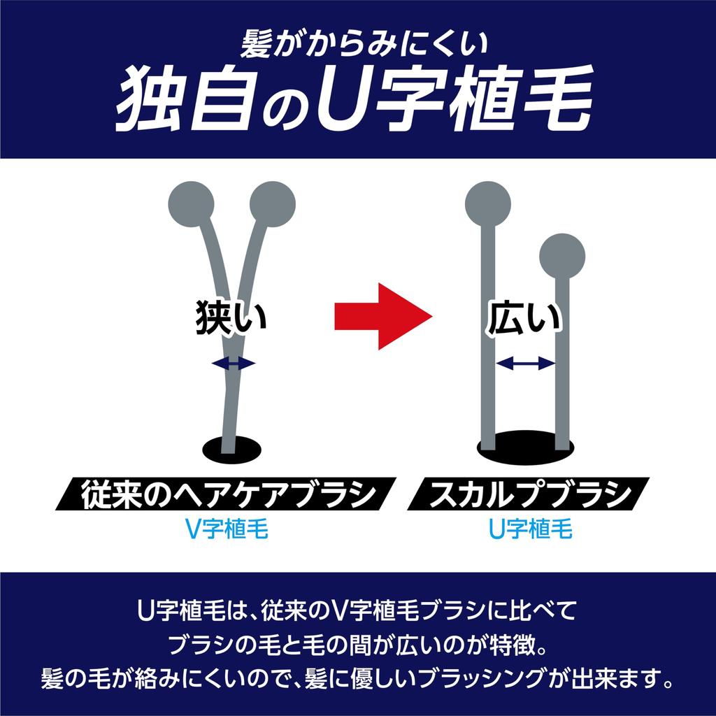 Kai Corporation Scalp Brush, Ceramic Blue, KQ2342