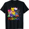 Purride Cat Pride Ally LGBT Rainbow Animal Lovers T-Shirt
