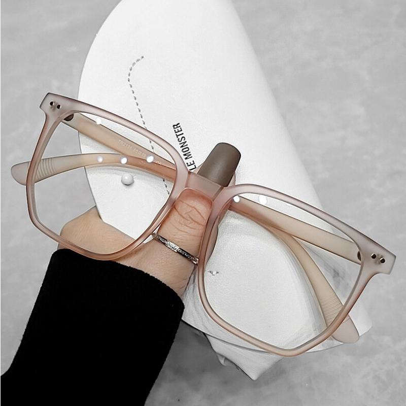 

Square Myopia Glasses Women Men Fashion Anti Blue Light Computer Glasses Ultralight Clear Glasses -1.0 -1.5 -2.0 -2.5 To -6.0 -1.0