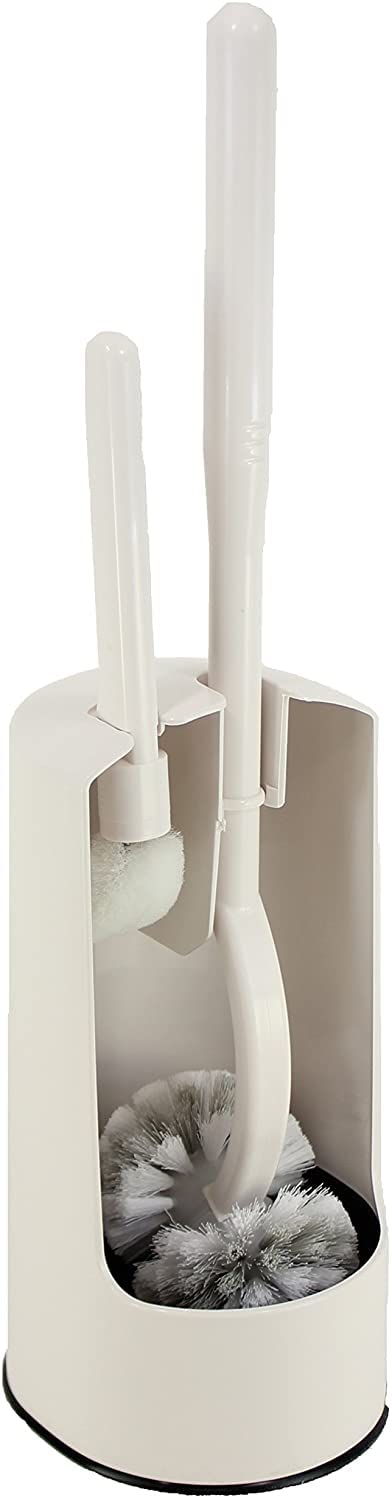 Toilet White W078W 2-in-1 Brush, белый