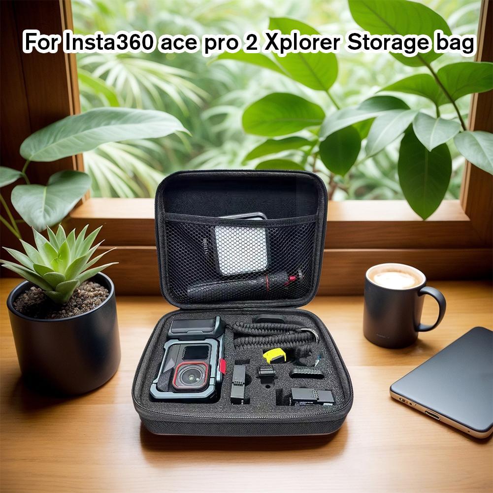 For Insta360 Ace Pro 2 Xplorer Storage Bag Street Photography Package Grip Kit Handbag Organizer Bag Action Camera Accessories
