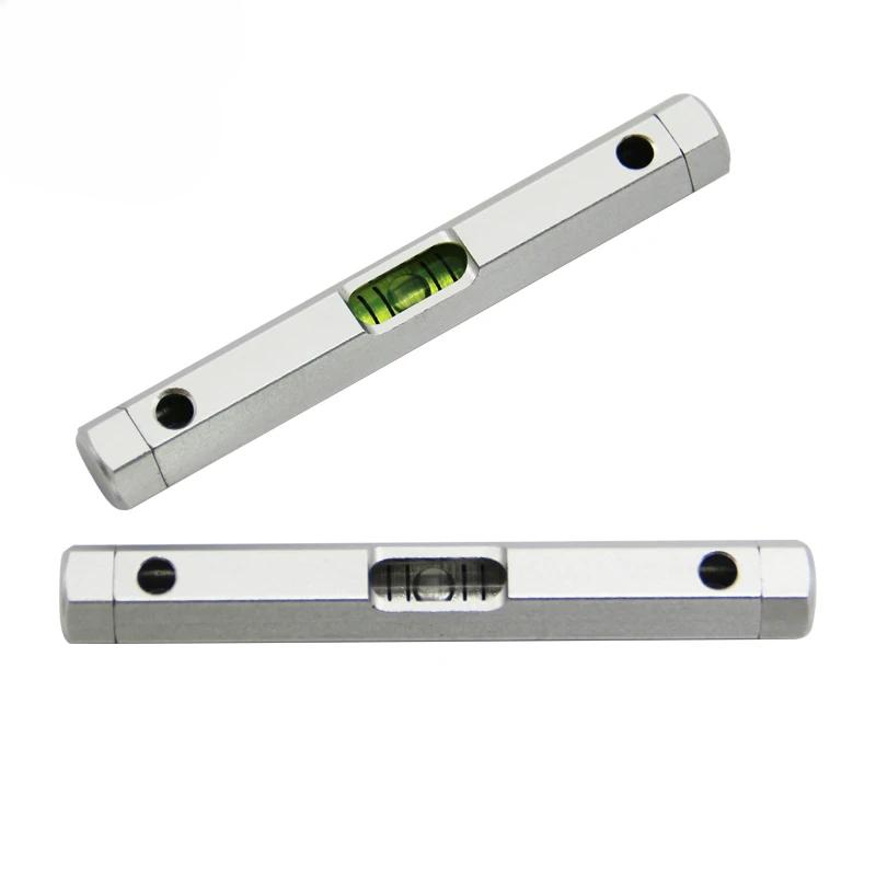 Mini Small Level 8012 Portable Level Bubble Aluminum Alloy Dumpy Level High-precision Household Level