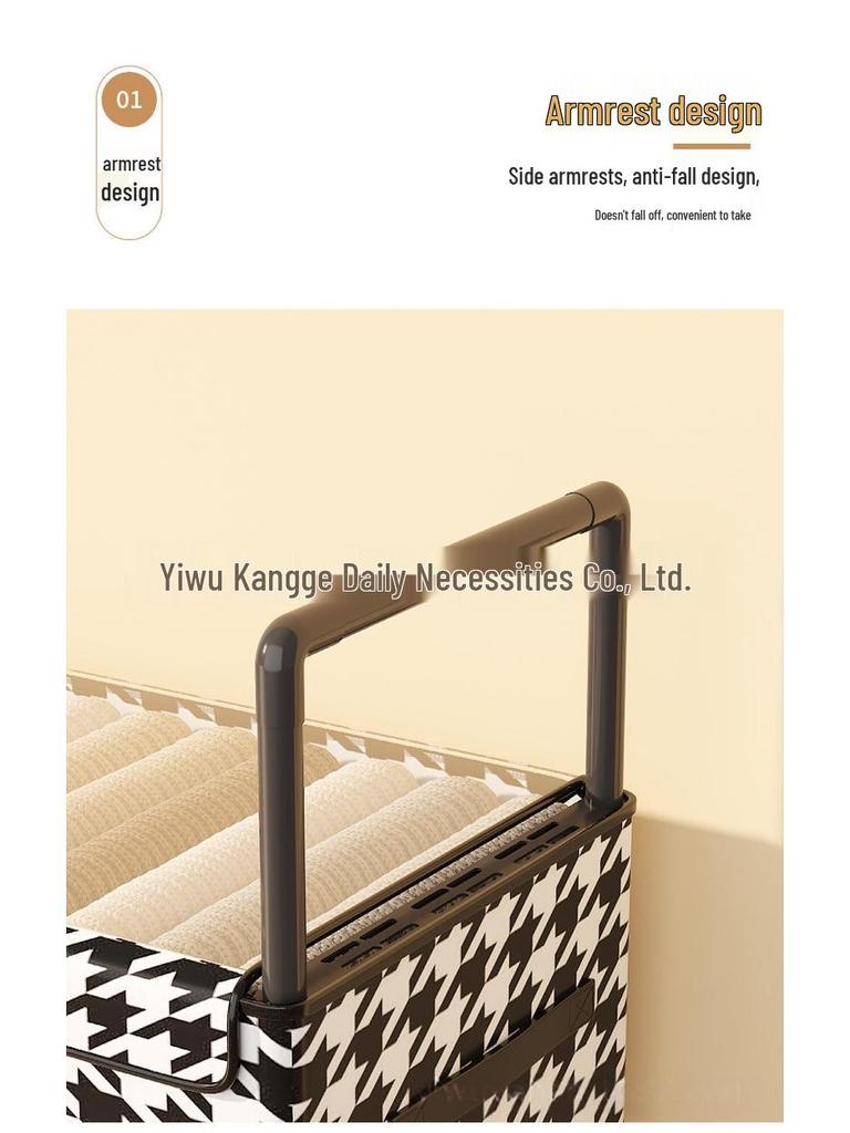 Cross-Border Multifunctional Multi-Layer Organizer Shelf and Movable Lingerie Storage Cabinet