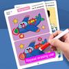 Cross-Border Erasable Training Cards - Educational Spot the Difference Game for Early Learning and Attention Development