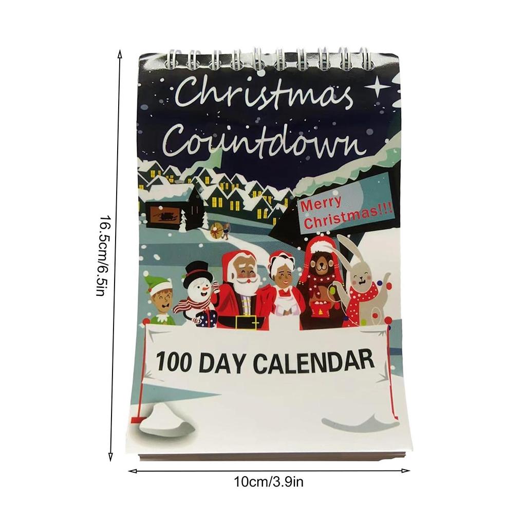 Interaktiver Weihnachts-Countdown-Kalender - Lustiges und Exquisites Bastelspielzeug zur Türmontage Ungiftig 100 Tage