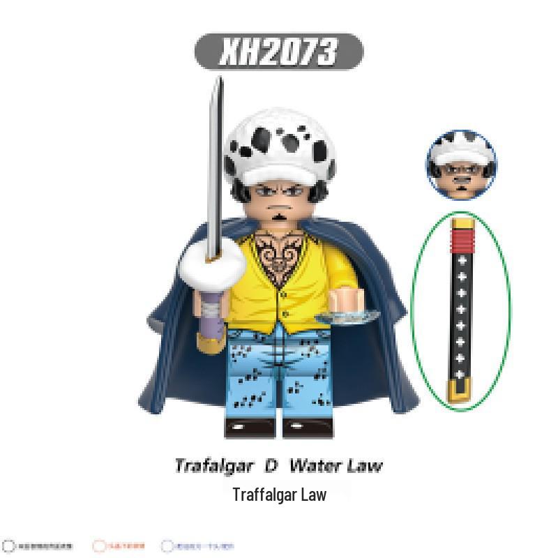 X0357 One Piece Zoro, Kuma, Sanji Minifigure Building Blocks