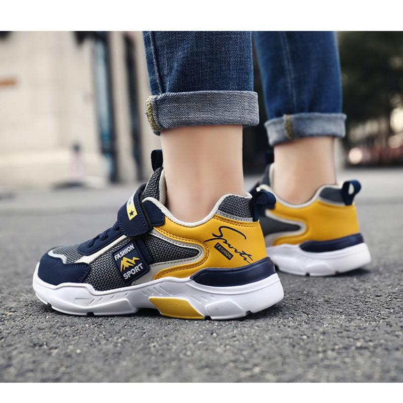 Youth style shoes Boys Breathable Mesh Running Shoes Kids Lightweight Casual Sport Sneakers