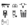 Carbon Fiber Panel Decor Sticker for 10-16 Panamera Front Passenger Side - Imitation Peach Wood