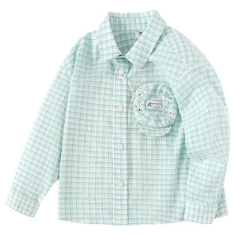 Повседневная рубашка с длинным рукавом для мальчиков Balabala 100
