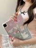 Acrylic Butterfly Tulip Rabbit Case for iPad Pro (2021-2025)