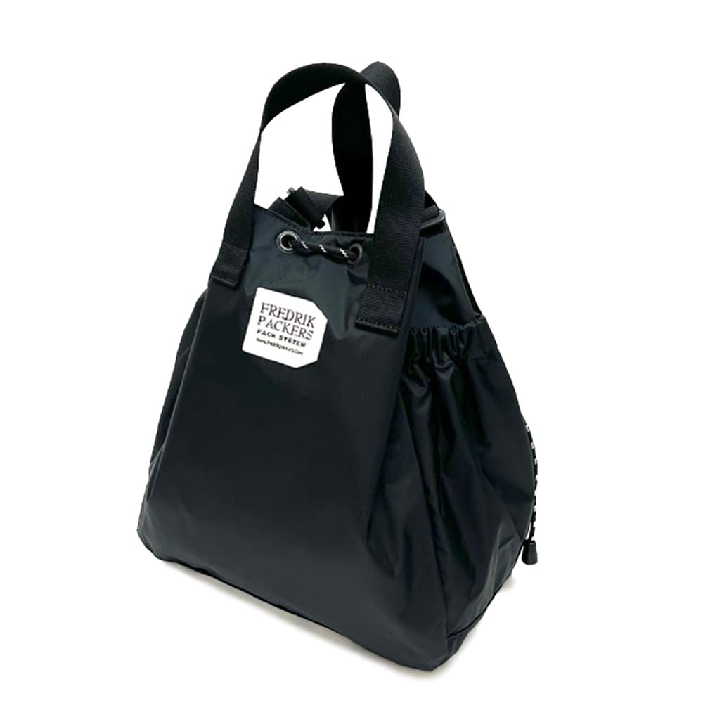 Fredrick Packers 210D Bloom Shoulder Drawstring Oxford Nylon Shoulder Bag, Women's, Black