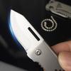 Mini 420 Stainless Steel Folding Knife Keychain Mini Key Knife EDC Creative Pocket Knife Portable Bottle Opener Sharp Cutting To