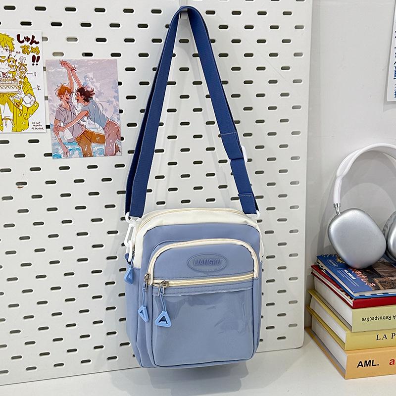 Transparent new student messenger bag girl student small satchel trendy student backpack Comic-Con personalized mobile phone bag