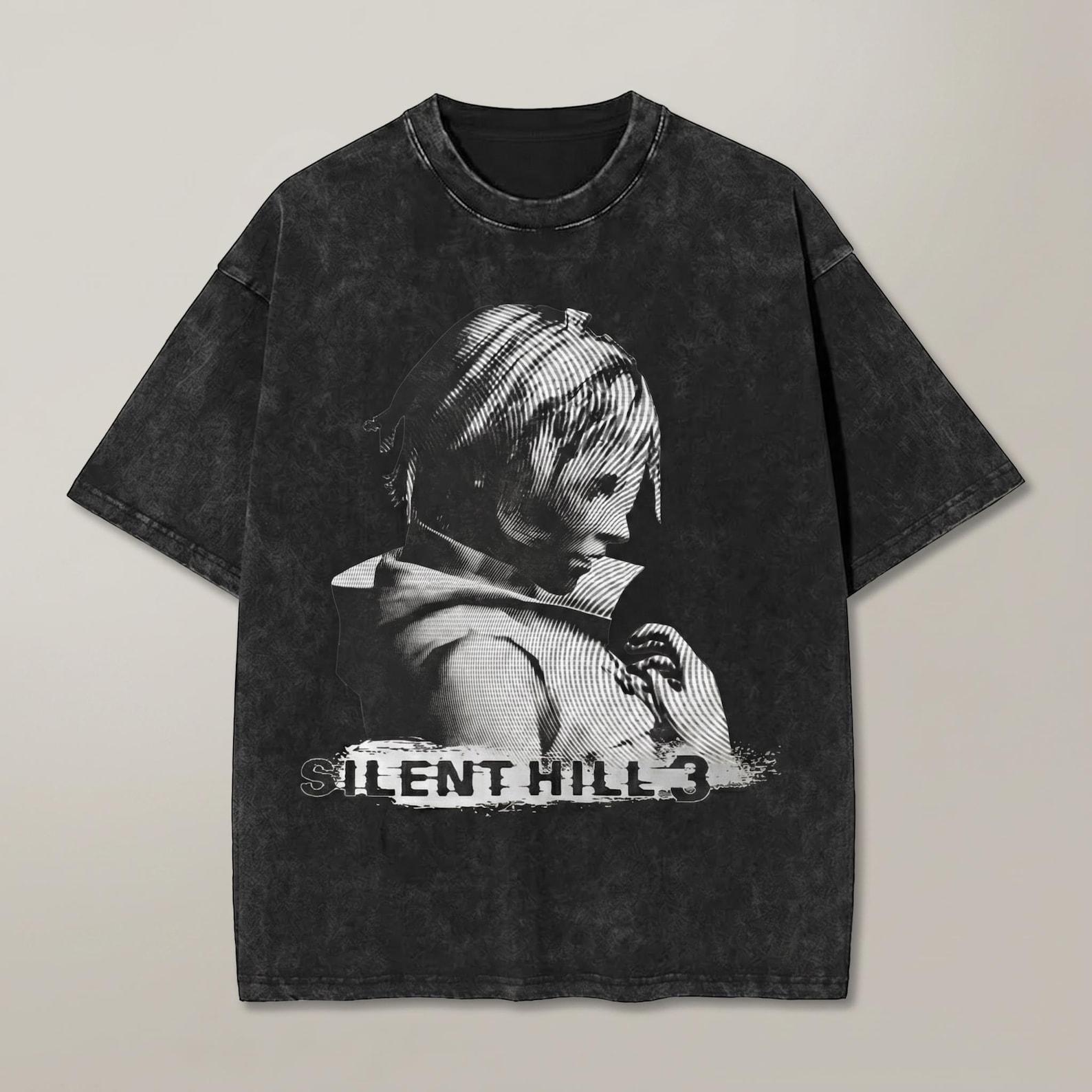 Heather Mason Silent Hill 3 T-Shirt | Vintage Horror Graphic Shirt | Silent Hill 3 Streetwear Tee | Gamer Fan Gift Unisex Top 2XL