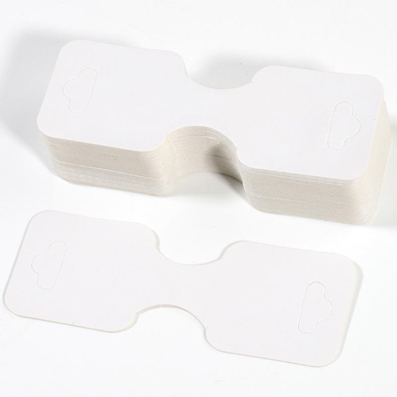 Kraft Paper Jewelry Card for Earrings and Necklaces - 2.5x3.5cm