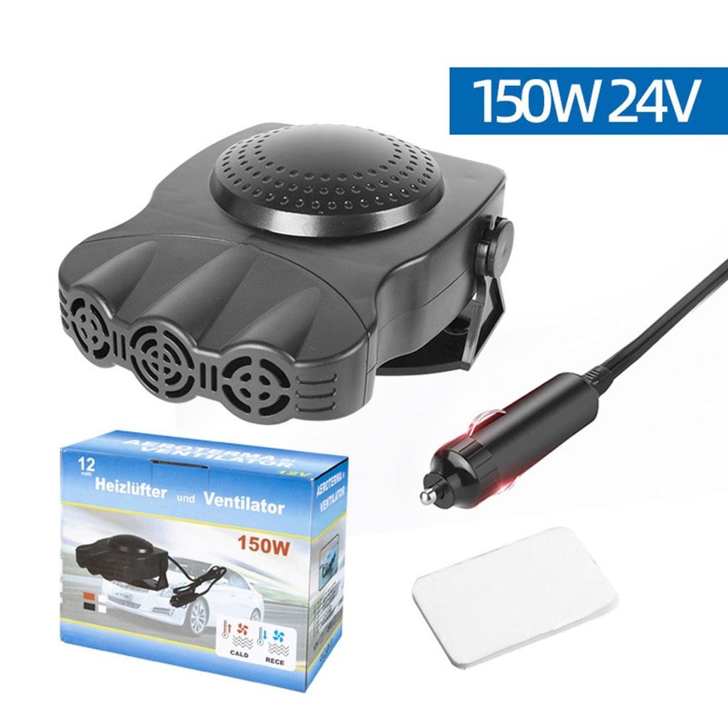 Auto Heater Car Accessories 2 Modes Fast Heating 150W 360 Degree Rotation Demister Windshield Defogging Demister Space Heater