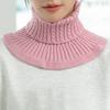Neuer abnehmbarer gestrickter Rollkragen Fake-Kragen für Damen Nackenwärmer Herbst Winter Warm Abdeckung Kopf Hals Stricken Falscher Kragen