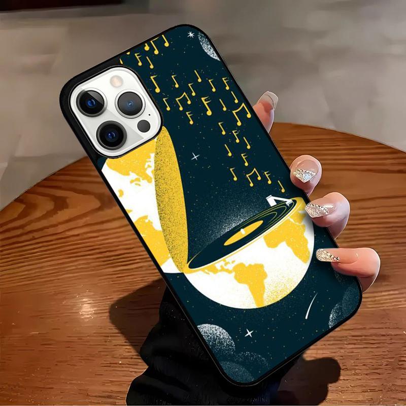 Vinyl DJ Record Art Phone Case For iPhone 17 Air 16 15 14 13 12 11 Pro Max Max Plus Bumper Case Cover