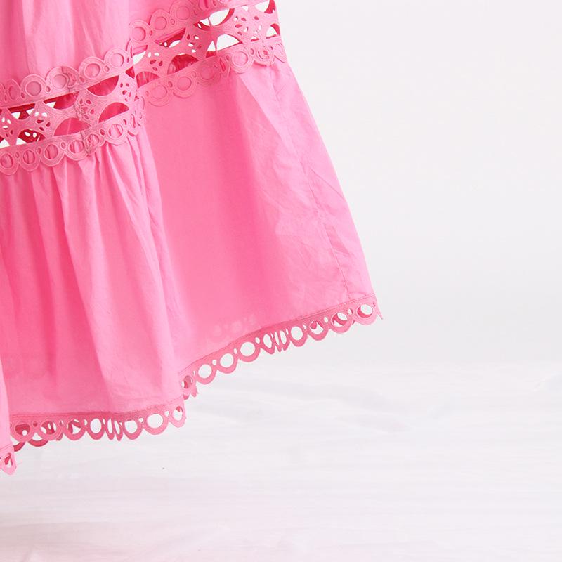 2025 Autumn French Retro Lace Collar Two-Piece Set: Hollowed-Out Top & High Waist Midi Skirt for Women