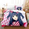 New 3D Priningt Kawaii Girls Yae Sakura (Shuffle!) Bedding Set Cartoon Anime Three-piece Set Adult Kid Bedroom Duvetcover Sets