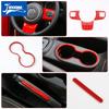 21 PCS Car Steering Wheel Air Conditioning Vent Gear Cup Holder Interior Decoration Accessories for Jeep Wrangler JK 2011-2017