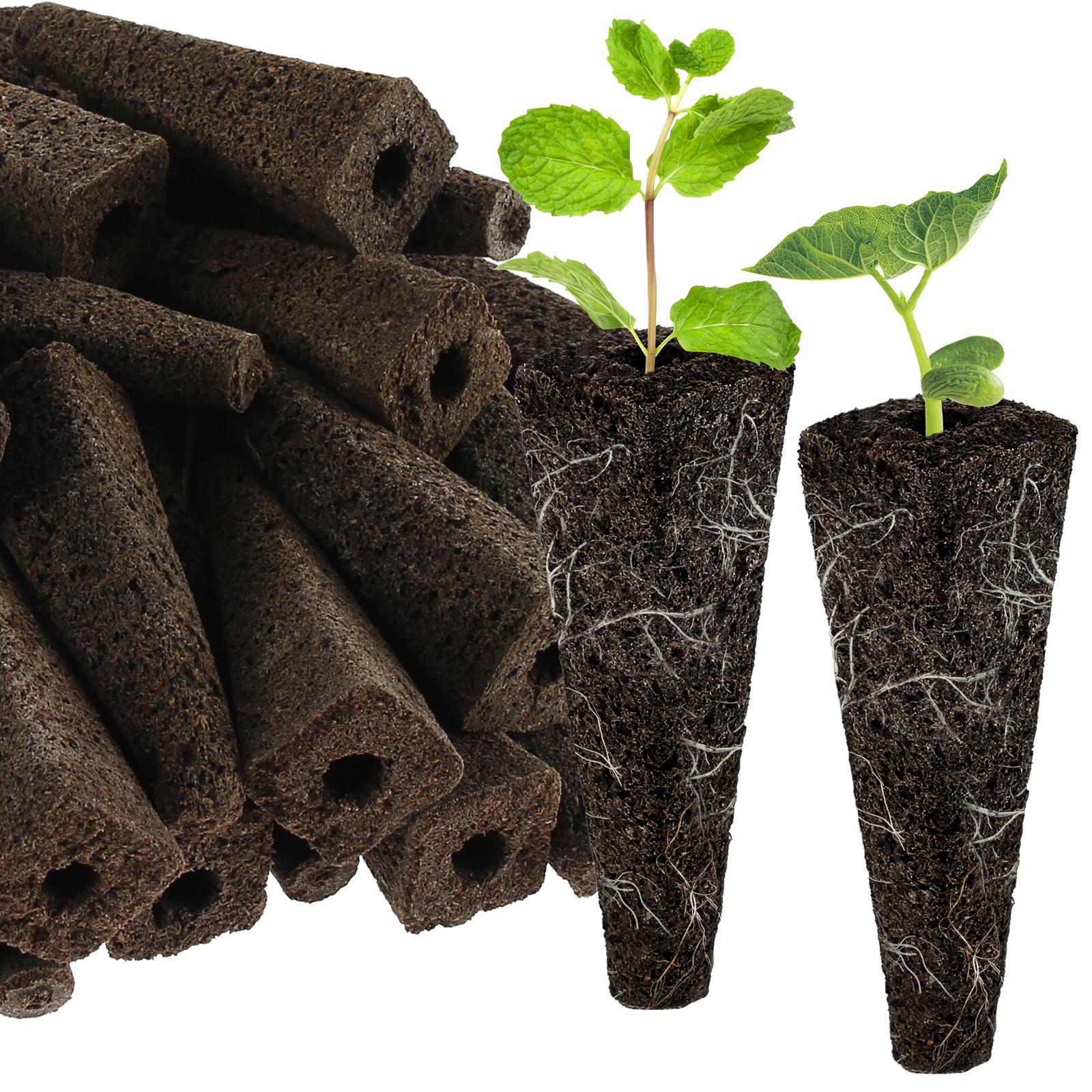 

50 шт. в упаковке губки для выращивания семян гидропонные стартовые сменные губки для роста корней садовые стручки аксессуары для посадки в саду