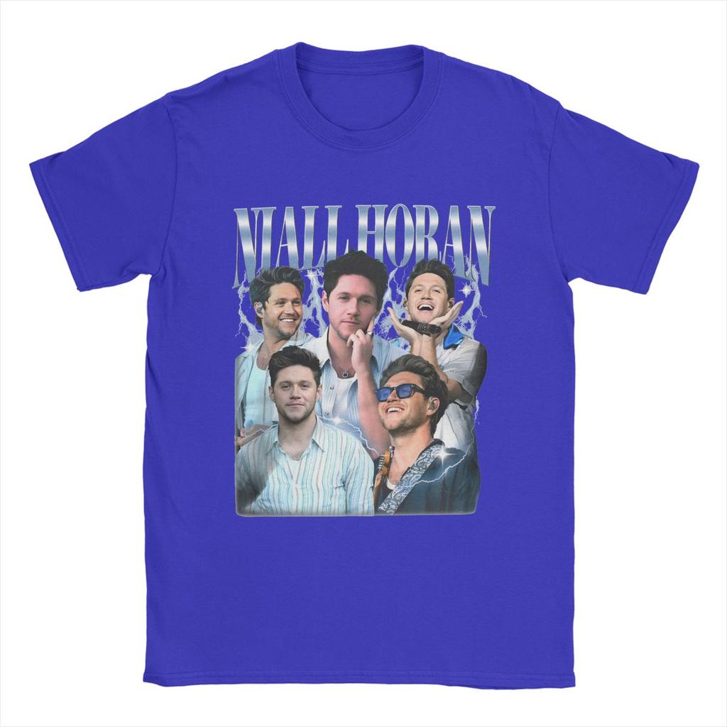Niall Horan 90s T-Shirts for Men Vintage Cotton Tees Round Neck Short Sleeve T Shirt Plus Size Clothes