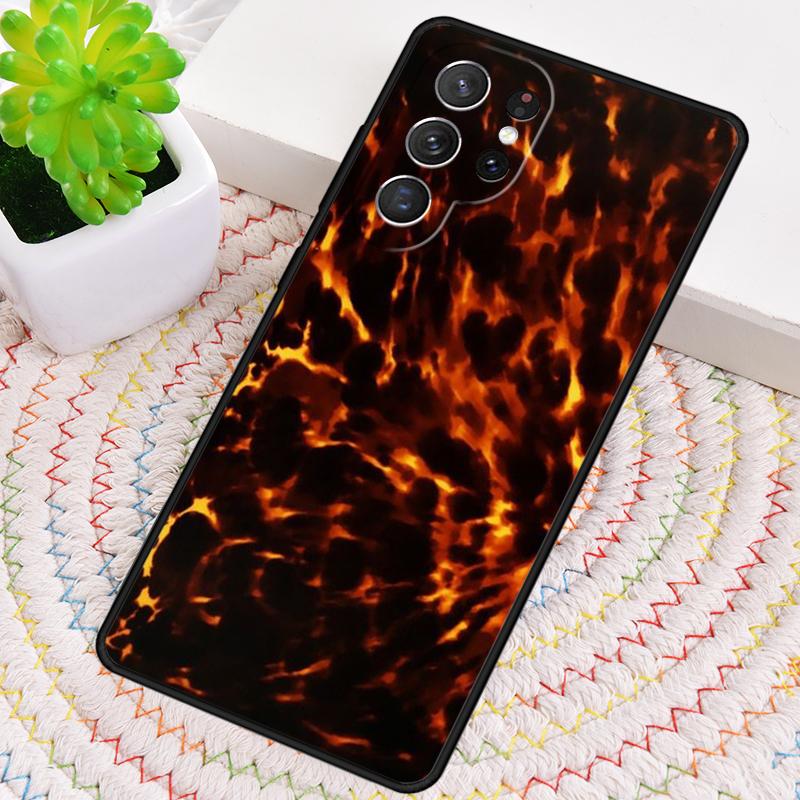 Tortoise Pattern Tortoiseshell TPU Phone Case For Samsung Galaxy note 10 pro S26 S25 S24 S23 S22 Ultra Plus S21 FE S20 Cover