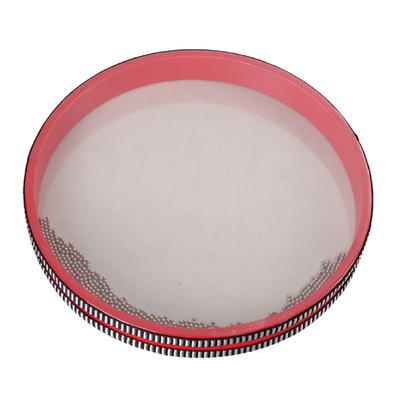 RYOHIN Lab. Ocean Drum Musical Instrument Wave Sound Percussion Sound Effect Educational Toy Rhythm Play 1 Piece (30cm) Red