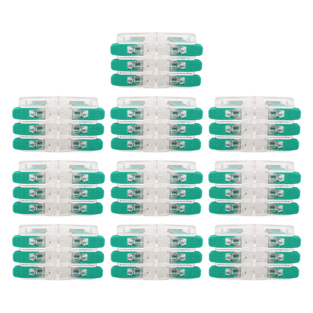 10PCS Connecteur de Fil 3 en 3 Sorties Borne de Conducteur à Câblage Rapide Connecteurs de Câble Électrique 0,5‑6mm²