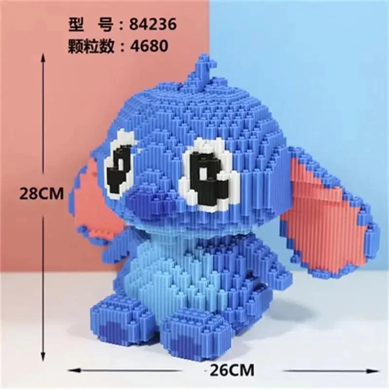 

Large Stitch Construction Block Assembly Toy, Diy Children S Toy, Birthday Gift, 3D Puzzle, Desktop Decoration, 30Cm