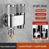 All-Copper Dual-Control Water Angle Valve Set for Toilets