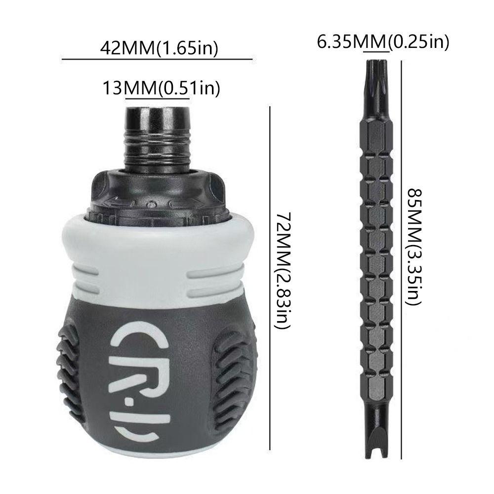 Telescopic Double-head Screwdriver Steel Batch Head Creative Hand Tool  Slotted Household Tool