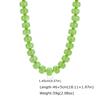 Fashion Colorful Acrylic Big Beads Heart Pendant Necklace for Women, Creative Clavicle Chain Necklace, Statement Trendy Jewelry