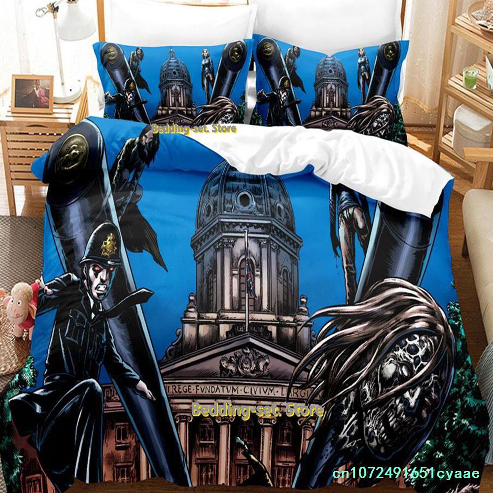 Comics Extinction Parade Bedding Set Cartoon Anime Three-Piece Set Adult Kid Bedroom Duvetcover Sets Lenol De Cama Casal
