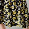 CARBAMMI Floral A-Linien Midi-Rock
