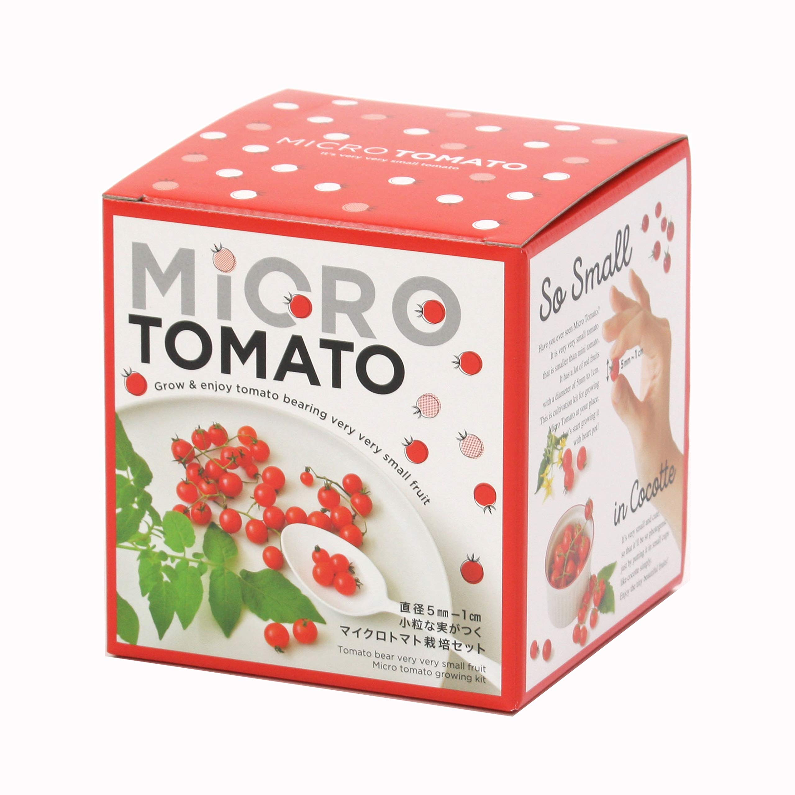

Набор для выращивания микропомидоров Seishin Pottery, красный, размер приблизительный. Ш11.5 Д11.5 Н12.3 ГД-903