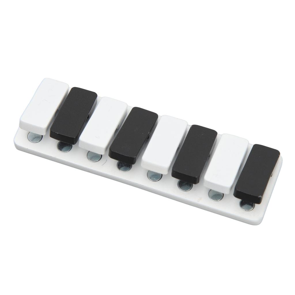 Piano Key Haptic Clicker Toy Zinc Alloy Adult Portable ADHD Slider Anxiety Stress Relief Toy