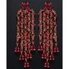 Emmaya Luxury Long Earrings For Women Wedding Party AAA Clear Cubic Zirconia Tassel Earrings Party Wedding
