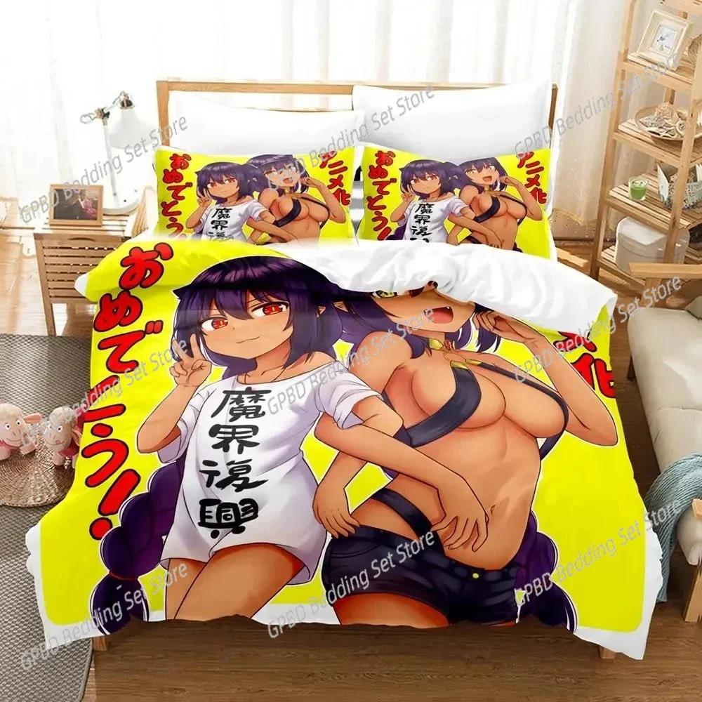 Anime Great Jahy Will Not Be Defeate 3D NEW Duvet Cover Pillowcase Bedding Set Adult Boy Girl Bedroom Decoration Single Double
