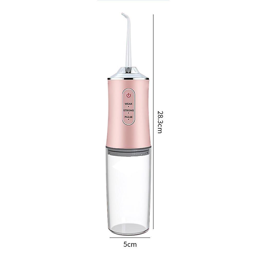Mini Smart Electric Teeth Flosser with 4 Nozzles Adjustables Modes Oral Cleaning Device for Daily Use