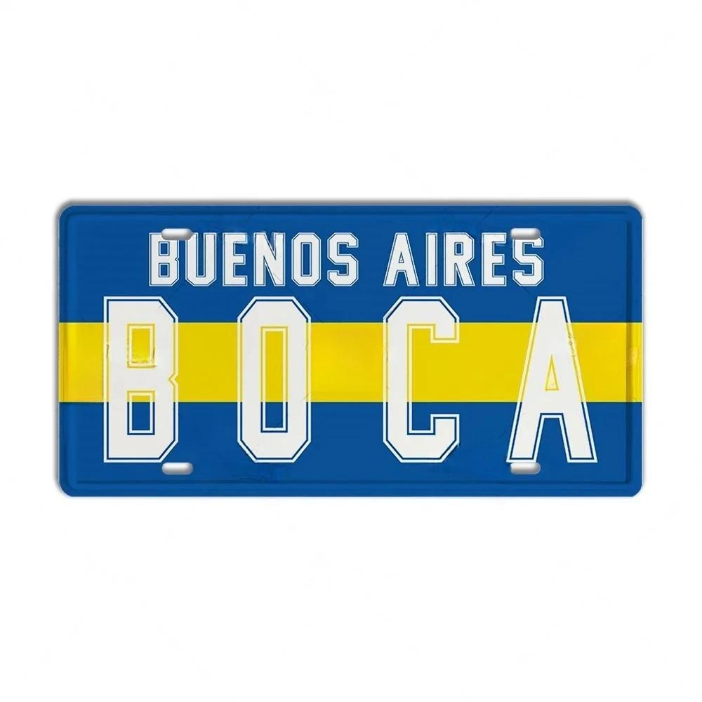 DORA Tin Sign Vintage Ctiy Aluminum Plate Barcelona MILAN Madrid Country Metal Plaque LIverpool Manchester Tottenham Decortaive Car Sign Wall