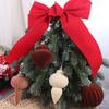 6pcs Shatterproof Christmas Hanging Balls Flocked Xmas Tree Ornaments  Home Indoor Outdoor