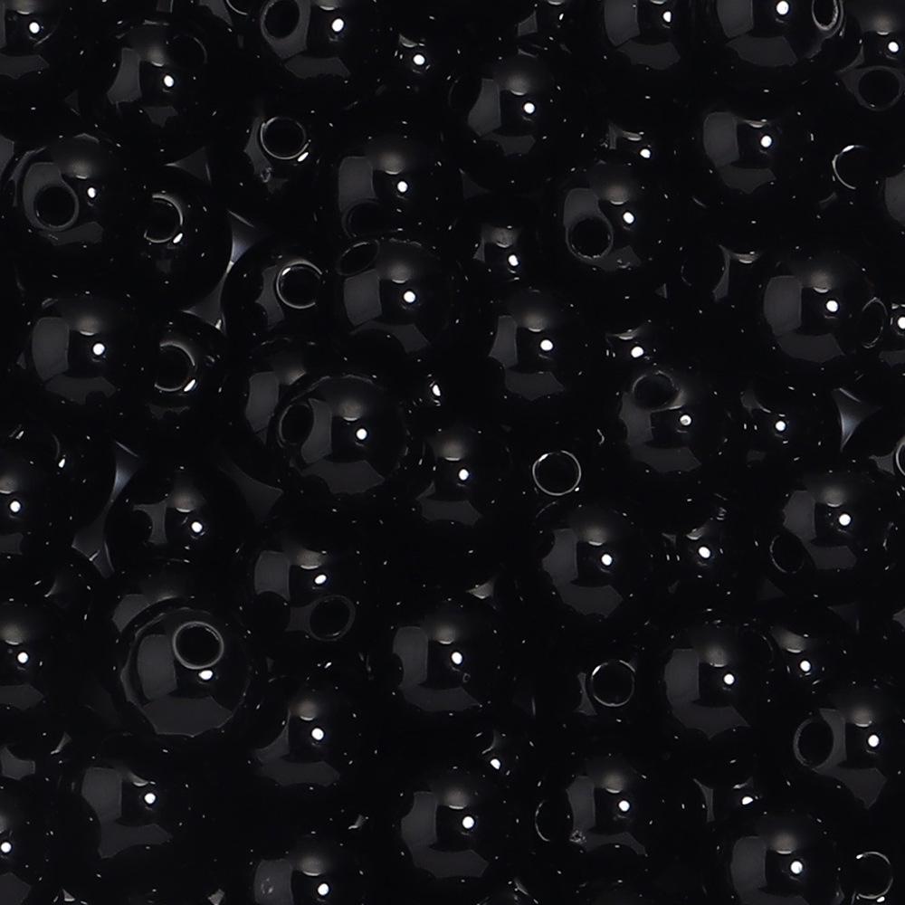 Akrylové Vánoční Série Jednobarevné Kulaté Korálky pro DIY Řetízky na Mobilní Telefon