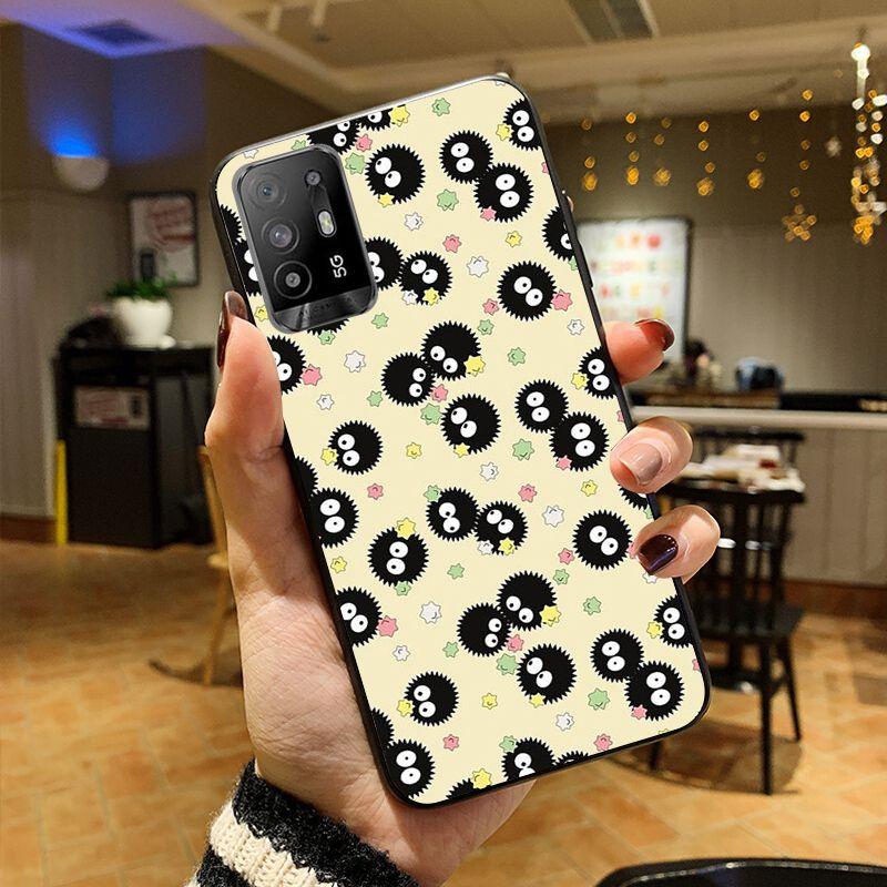 

Чехол для телефона Soot Sprite Spirited Away My Neighboor Totoro для OPPO A74 A94 A3S A5S A9 A12 A15S A52 A53S A72 A73 A91 5G OPPO A3S